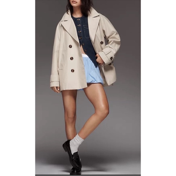 Barbour Maisy Showerproof Double Breasted Jacket - Picture 3 of 16